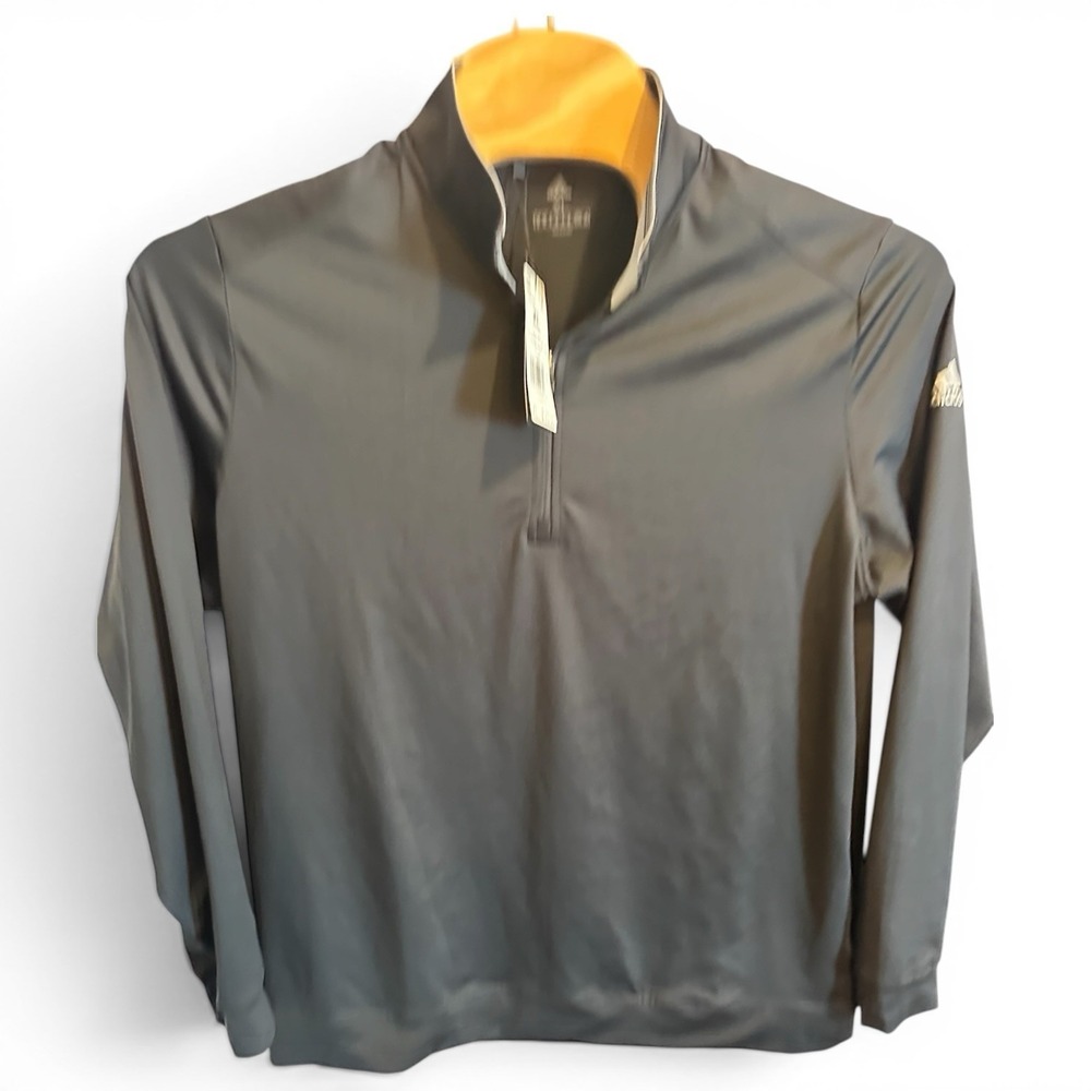 Adidas Golf 1/4‎ Zip Pullover Classic Club Stretch Mock Neck Men's XL NWT Black
